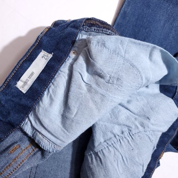 Harper Heritage Jeans High Rise Skinny Distressed Stretch Denim Women's Size 25 - Picture 10 of 11